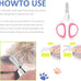 Pet Nail Clippers for Cats, Kittens, Small Dogs and Rabbits, Stainless Steel, Pink, Easy to Use