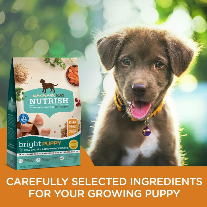 Nutrish Bright Puppy Premium Dry Dog Food, Chicken & Brown Rice