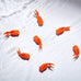 Sumind 30 Pieces Floating Artificial Orange Goldfish for Aquarium Tank Decorations and Ornaments