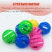 24pc cat jingle balls toys, assorted colors, lightweight, interactive, kitten training and play