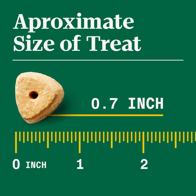 Nutro Crunchy Dog Treats with Real Apple, 5 Calories Per Treat, 16 oz Bag