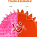 pweituoet 4.5" heavy duty squeaky dog balls for medium large dogs, 2 pack