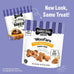 Three Dog Bakery grain-free 'Woof'ers, peanut butter & banana flavor, soft-baked dog treats for puppies, seniors, and all sizes