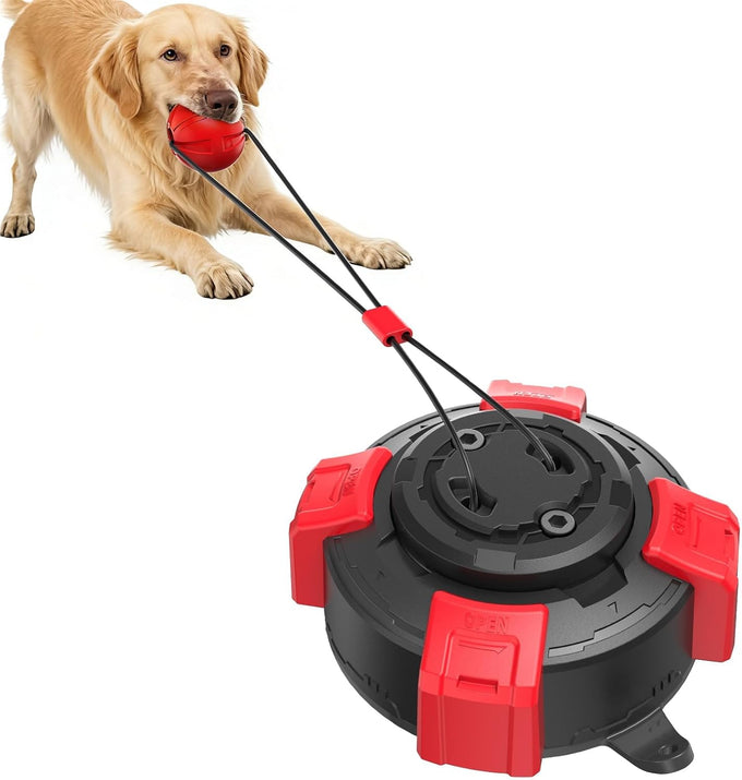 Strong suction cup dog toy for aggressive chewers, 2.68" bite resistant for medium large dogs, anxiety relief & energy release