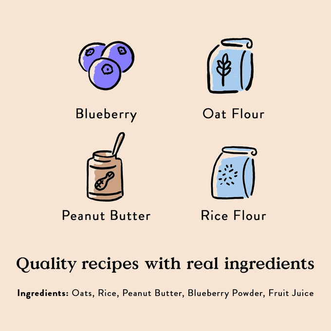 Bocce's Bakery PB + Blueberry Crispies low-calorie, wheat-free dog treats, 10 oz