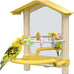 8.1-inch-yellow-pet-bird-mirror-perch-stand-parakeet-toys