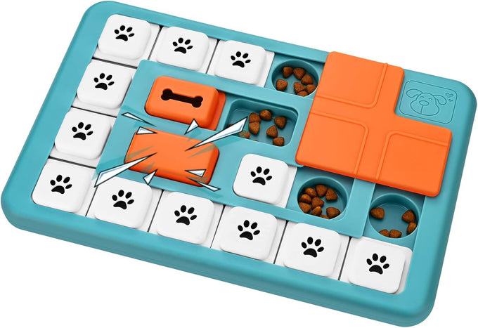 foxmm interactive dog treat puzzle toy for large medium small dogs iq training and mental stimulation