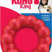 kong natural rubber ring toy for medium large dogs - durable chew toy supports healthy dental habits