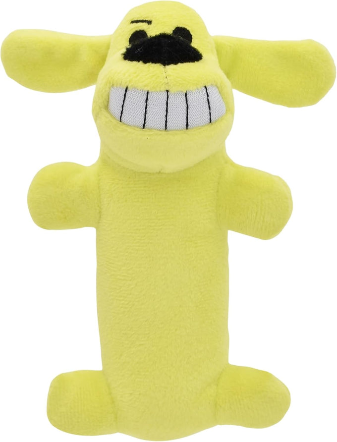 Multipet Original Loofa Dog Plush Toy - 6 Inch Squeaky Toy for Small to Medium Dogs - Extra Soft Plush