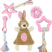 volacopets pink puppy toys for small dogs 5-pack teething chew toys boredom