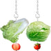 304 Stainless Steel Chicken Vegetable Hanging Feeder Toy for Hens Pet Chicken Veggies Skewer Fruit Holder