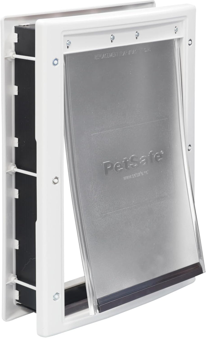 PetSafe never rust dog and cat door medium for pets up to 40 lb paintable easy diy installation