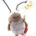 GiGwi Squeaky Bird Cat Toy with Feather Tail, Melody Chaser Play for Boredom, Realistic Bird Design