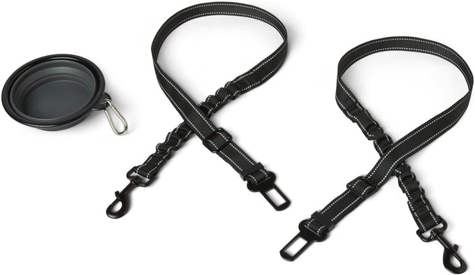 <p>Amazon Basics Polyester Dog Collar for Large Dogs, Adjustable Length 21-37", 1.4" W, Black.</p>