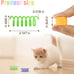 Andiker 12-piece sturdy and heavy plastic interactive cat spiral spring toys for kittens in 4 bright colors