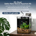 2.2 Gallon Ultra-Clear Nano Aquarium Starter Kit with LED Light and Filter