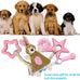 volacopets pink puppy toys for small dogs 5-pack teething chew toys boredom