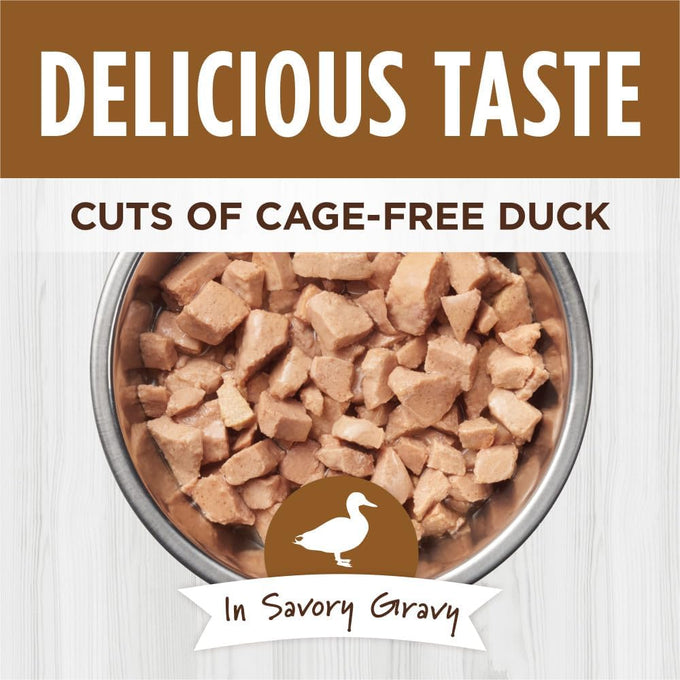 Instinct grain free wet cat food topper with real duck for fussy cats, 3 oz pouches, pack of 24
