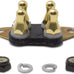 educator cpad-011 winged brass contact pads for dog training collar receivers, fits rx-090 rx-120 rx-1000, for long & thick coat dogs