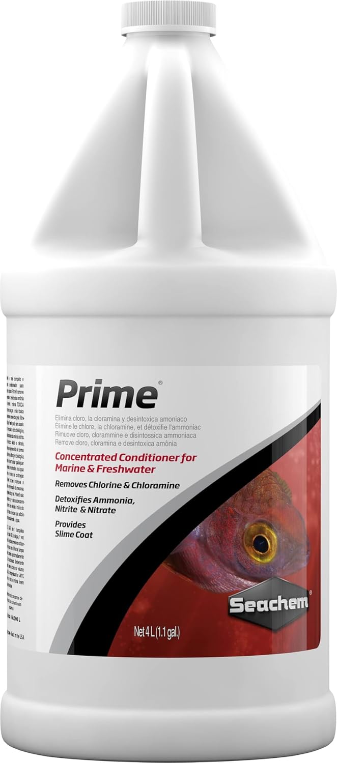 seachem prime freshwater and saltwater conditioner 500ml chemical remover and detoxifier