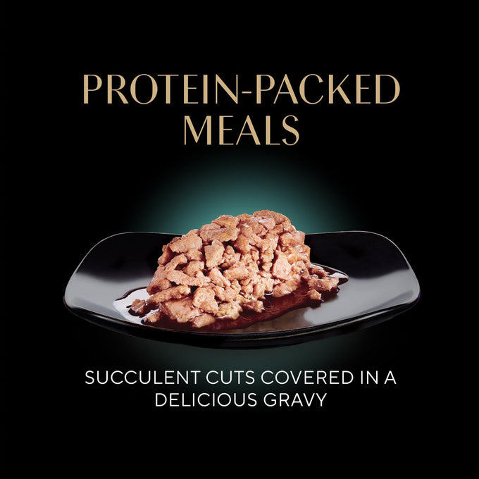 sheba perfect portions wet cat food cuts in gravy gourmet salmon tuna entree 12 count twin-pack trays