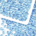 0.89LB Blue Sea Glass Pebbles for Fish Tanks Decorations, Aquarium Gravel Rocks, Glass Gems Stones Beads Pebbles Rock Sand Vase Filler