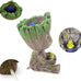 Groot Aquarium Air Bubbler Decorations with Non-Toxic Resin for Fish Tanks, Air Stone Set