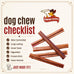 Cowdog Chews 9-12 inch odour-free, fully digestible beef collagen chews for all dog breeds (10 count)