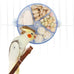 Bird Creative Foraging System Wheel Seed Food Ball Rotate Training Toy for Small Parrots