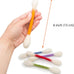 Glaciart One Swab Cat Toys with Organic Catnip - 6 Pack | Durable, Interactive, and Eco-Friendly Cat Accessories