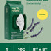 Earth Rated 3-in-1 Hypoallergenic Dog Wipes, Lavender Scented, 100 Count, 8" x 8", Biobased