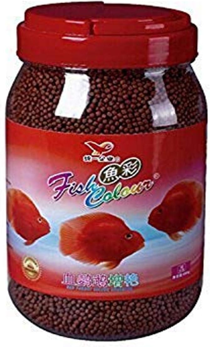 Fish Colour Colour Enhancing Red Parrot & Cichlid Fish Feed Food (Medium, 388-gram, Astaxanthin)