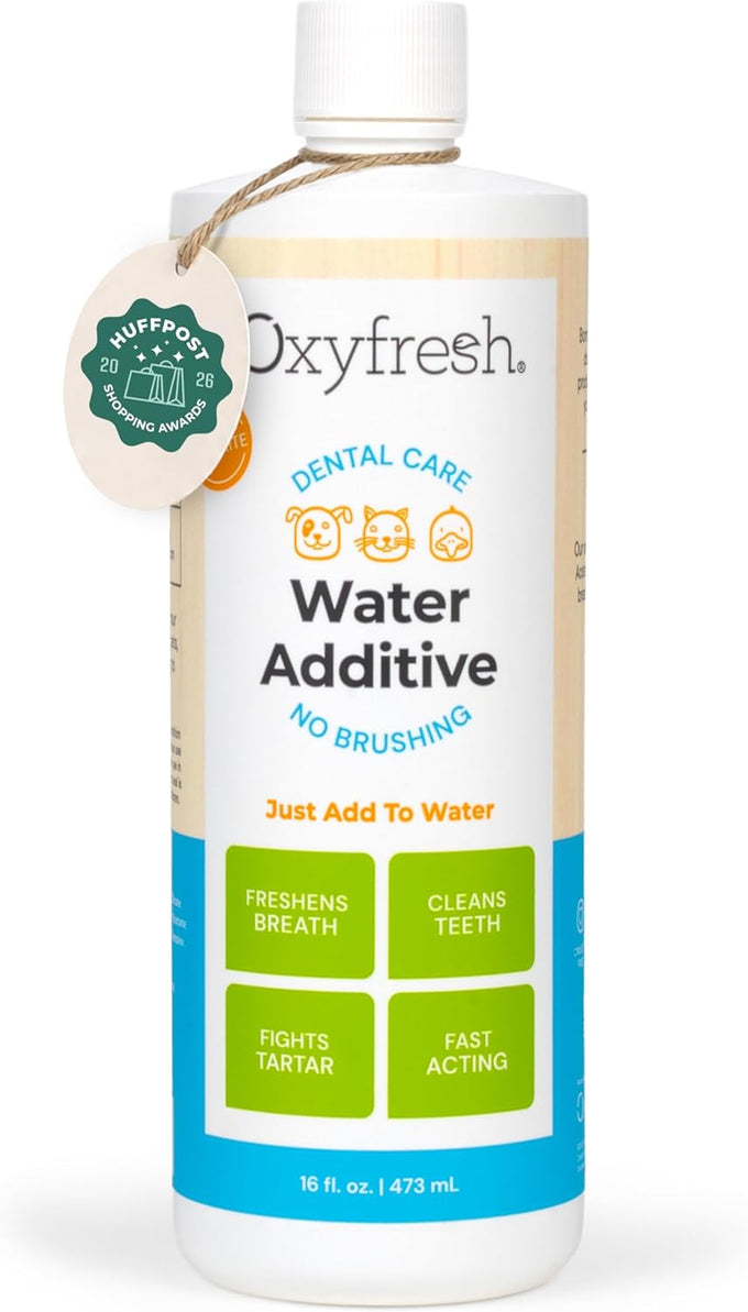 oxyfresh premium pet dental care solution 16 oz water additive for dogs and cats vet recommended