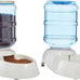 Amazon Basics 1 Gallon Gravity Pet Water Dispenser, Small, Easy to Clean, Gray, for Cat and Dog