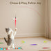 cat toys for indoor cats, 13 pack interactive cat wand toy set with feather toys and teasers for exercise and playtime