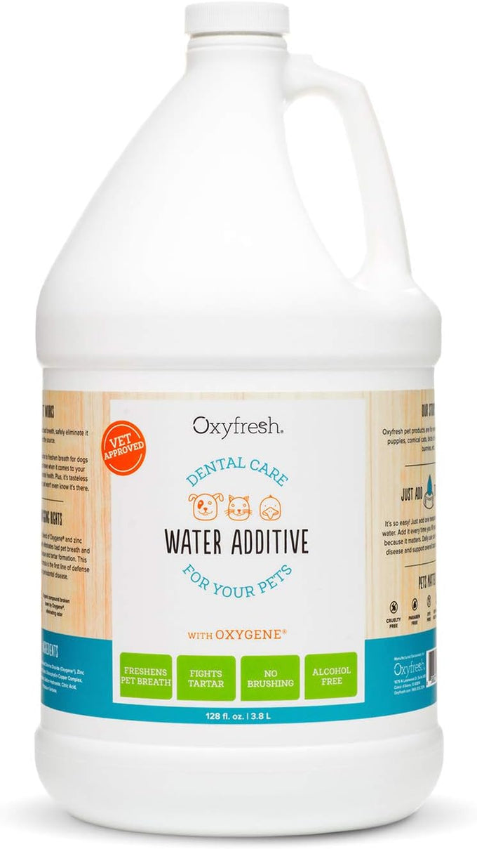 oxyfresh premium pet dental care solution 16 oz water additive for dogs and cats vet recommended