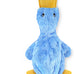 Best Pet Supplies Interactive Squeaky Dog Chew Toy, Crinkle Duck, Blue, Large, for Small, Medium & Large Dogs, and Fetch Lovers