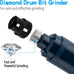 Casfuy 2-Speed Professional Electric Pet Nail Trimmer for Small Medium Large Dogs & Cats Dark Blue