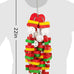 Mewtogo Large Bird Chewing Toy for Macaws, African Greys, and Amazon Parrots - 22inch Chain Toy