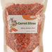 Carrot and Pea Flakes rabbit food, 100% natural, no additives, perfect snacks for herbivores, 1.5 lb