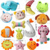 27-pack assorted squeaky plush dog toys for small dogs with cute designs