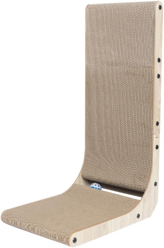 Catify Pet Supplies Cat Scratcher Replacement Pads, 5 Pack, Round, 10 x 10, Heavy Duty, Durable Cardboard