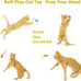 meohui 12pcs rattle cat mouse toys with faux fur, 2.36" mice body size, prefilled catnip for indoor cats play