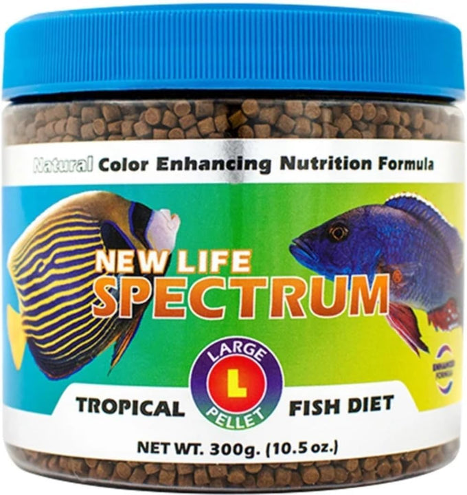 New Life Spectrum Large 300g Naturox Series Krill, Squid, and Seaweed Fish Food