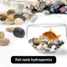 pebbles polished gravel natural mixed color stones small decorative river rock stones 2 pounds