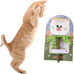 Silvervine 7 inch natural catnip-filled chew toy for kittens and indoor cats dental care and play (green)
