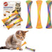 Spot Kitty Fun Tubes Cat Toy 3-Piece Bouncy Set with Catnip for Cats and Kittens Interactive Play