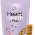 Pawco Heart Support Dog Treats, Crunchy Cookies with Peanut Butter, Apple & Taurine for Healthy Rewards, 8.8oz