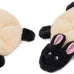 ZippyPaws Loopy No Stuffing Dog Toy for Small, Medium, & Large Dogs, Squeaky Pet Toy for Boredom, Soft Plush Puppy Products, Hedgehog Design