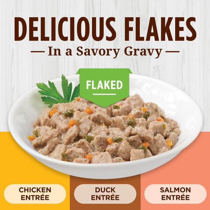 Instinct Flaked Entrée Wet Canned Cat Food - Variety Pack, 3 Ounce (Pack of 12)